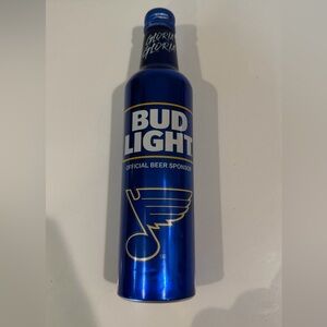 2019 NHL Stanley Cup St Louis Blues Hockey Bud Light Beer Aluminum Bottle Can